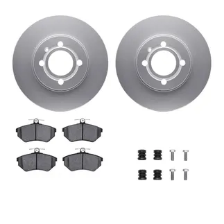 R1 Concepts WDWH1-74022 Brake Rotor- Carbon Coated W/ Ceramic Pads & Hdw